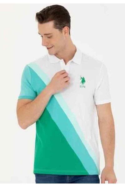 U.S. Polo Assn. Ανδρικό μπλουζάκι με λαιμόκοψη Polo Basic