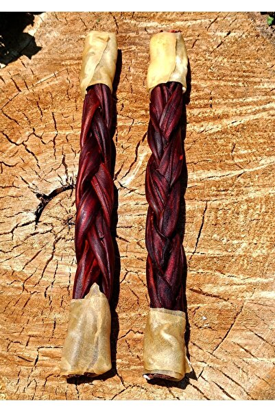 Dibo 2'li Kolejen Sargılı Örgü Çubuk Kırmızı ( 26 Cm Paket Içi 2 Adet Köpek K...