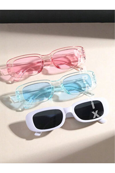 KAMPANİX NEW SEASON BIG DEAL UNISEX MODEL TREND 3-PIECE SUNGLASSES SET