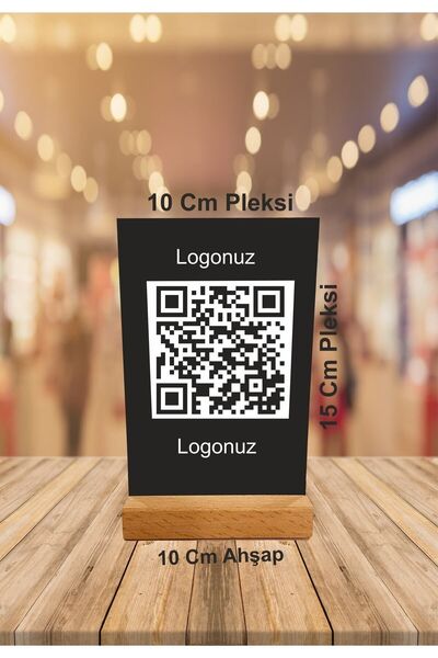 Eser Reklam Qr Menü Tasarım Pleksi Masüstü Stand