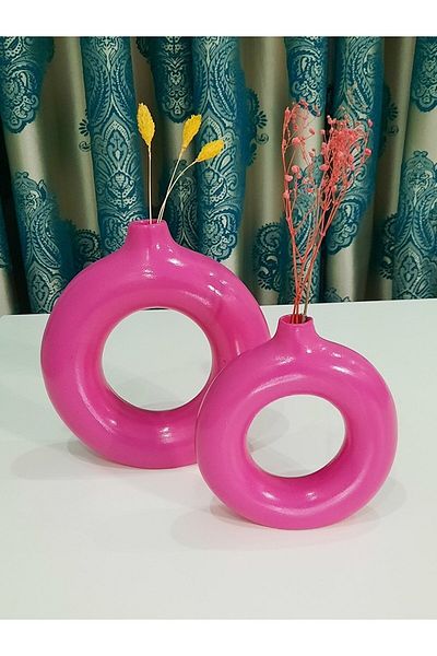 stonnish Bohemian Ring Vase - Pack of 2
