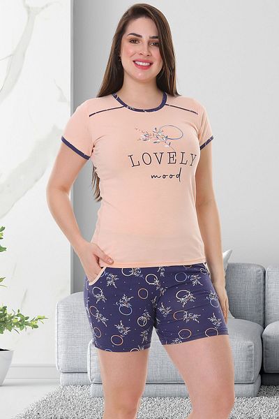 Bella Linda Women's Pajama Set - Cotton Shorts