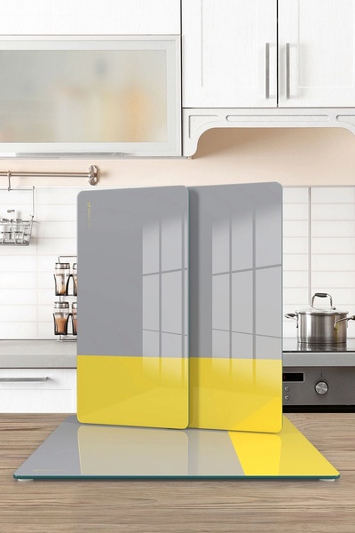 Decovetro Mixed Set of 3 - Glass Presentation Serving Plate