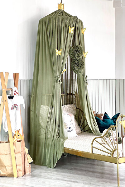 Miniden Basic Haki Puantiyeli Cibinlik