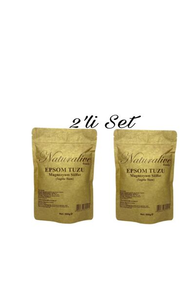 naturalive Epsom Tuzu (ingiliz Tuzu) 500gr 2li Set