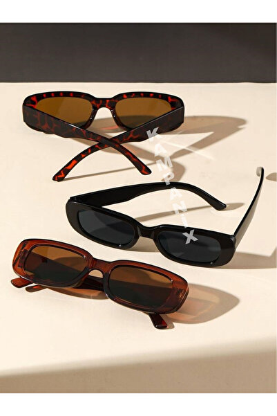 KAMPANİX SEASON'S NEWEST ADVANTAGE TREND 3-PIECE UNISEX SUNGLASSES SET