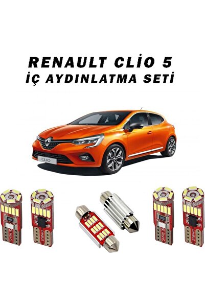 Erlight Renault Clio 5 Iç Aydınlatma Beyaz Ampul Seti