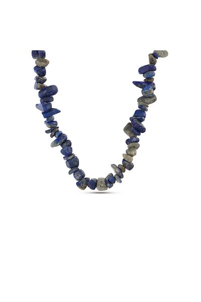 Forentina Navy Blue Jewelled Necklace and Bracelet Set - Ps3631