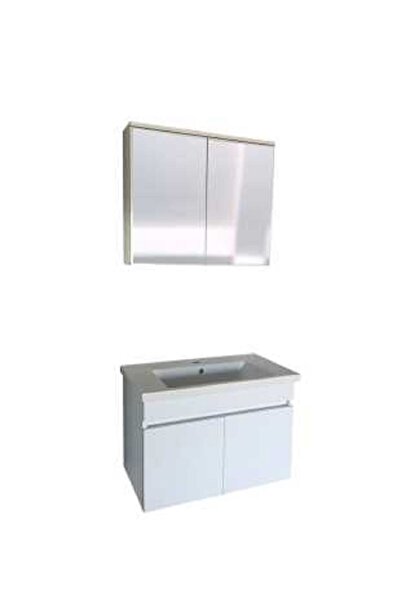 DOĞSAN MOBİLYA Üsküp 100 Cm Beyaz Takım Banyo Dolabı