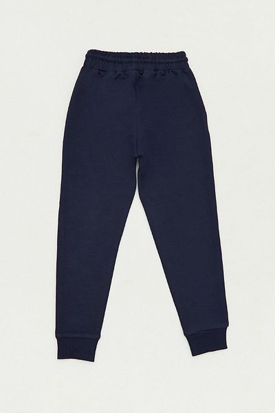 Fulla Moda Φούτερ Jogger για αγόρια - Κείμενο εμπριμέ και κορδόνια στη μέση