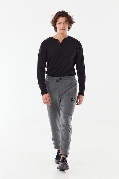 Fulla Moda Pantaloni de sport cu fermoar, cu talie elastică