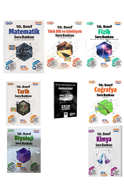 Apotemi Yayınları 9.10.11 Apotemi çap plus 10. sınıf mat edebiyat fizik kimya...