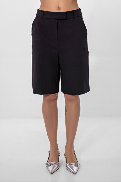 Womengrom Черни дамски дълги шорти