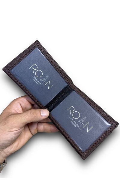 Roan Веган кожен портфейл с 9 джоба за кредитни карти и отделение за монети, подаръчна опаковка в луксозна стилна кутия