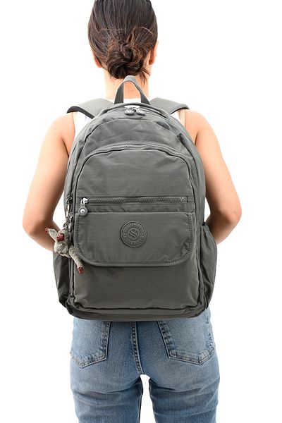 YOGII Alber Model Unisex - Αδιάβροχο ύφασμα, θήκη φορητού υπολογιστή, μεγάλο σχολικό και ταξιδιωτικό σακίδιο