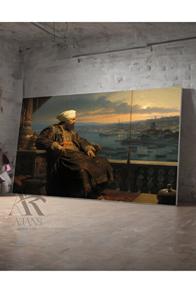 AR AJANS KANVAS TABLO Pictură decorativă pe pânză Fatih Sultan Mehmet