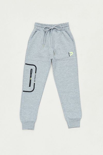 Fulla Moda Ανδρικό παιδικό αθλητικό παντελόνι Active Written Jogger