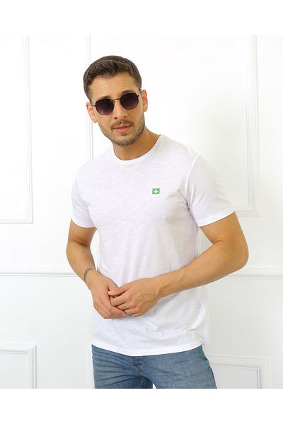 UOMOPARK 2706 Tricou de bază cu un singur jerseu cu flacără