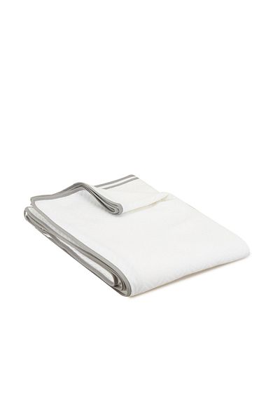 Vakko 160x240 Cm White Piping Bedspread - M300082041