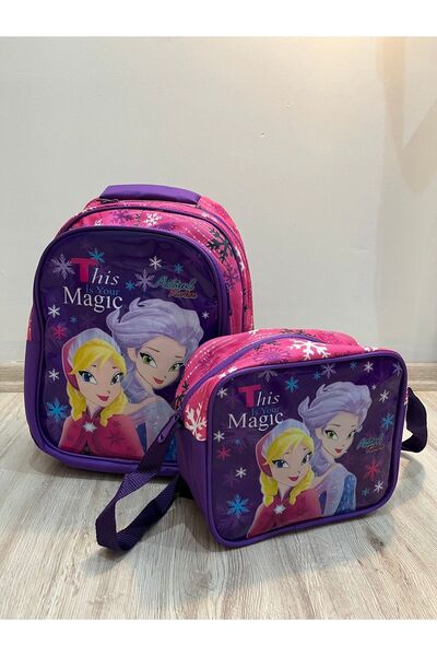 ASTRAL Cartoon Ilkokul Çantası Takım (ıce Princess)