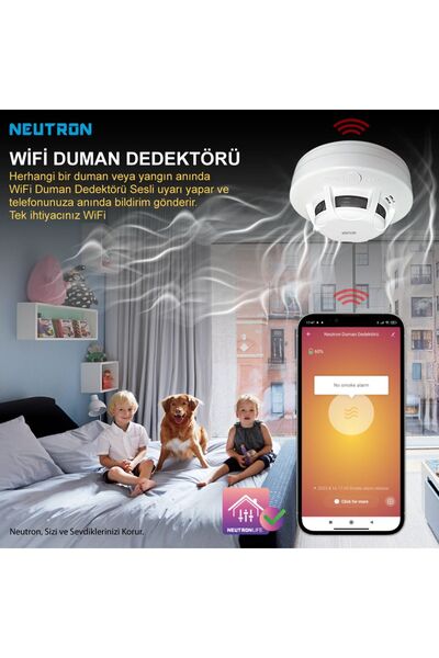 NEUTRON Wifi Duman Dedektörü