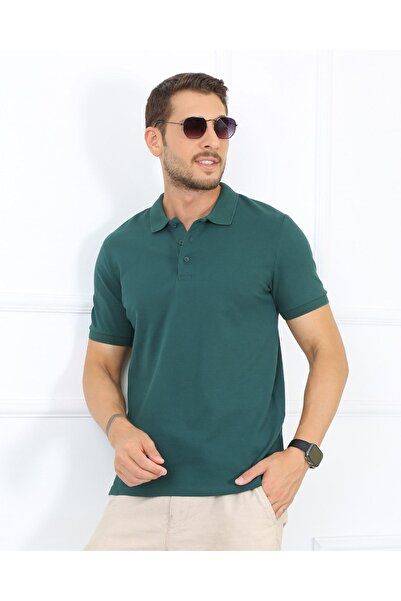 UOMOPARK 2127 ЧОЛОВІЧА ФУТБОЛКА З КОМІРОМ-ПОЛО РЕГУЛЯРНОГО КРОЮ