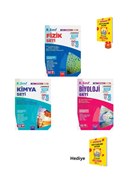 Apotemi Yayınları 9.10.11 Apotemi 9. Sınıf Anadolu Fizik Kimya Biyoloji (3 Ki...