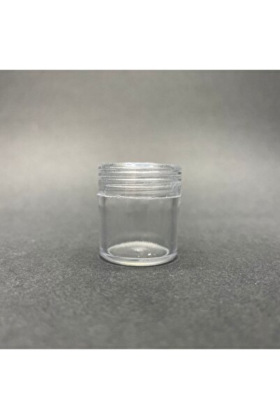 Pause Art Home 5 Ml Şeffaf Mika Krem Kavanozu Ufak Plastik Kavanoz - Akrilik Kavanoz - Küçük Kavanoz -6 Adet