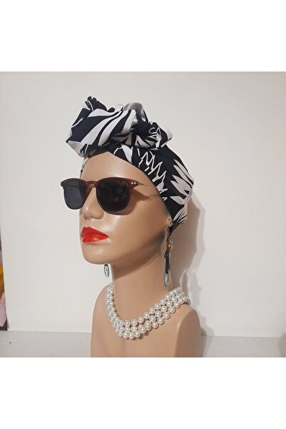 oben hobi إكسسوار شعر باندانا سلكي على الطراز الأفريقي، مشبك من القماش للنساء