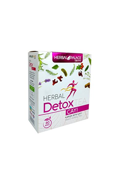 Herbal Palace Detox Çayı & 30 Günlük Kullanım & %100 Bitkisel Karışım