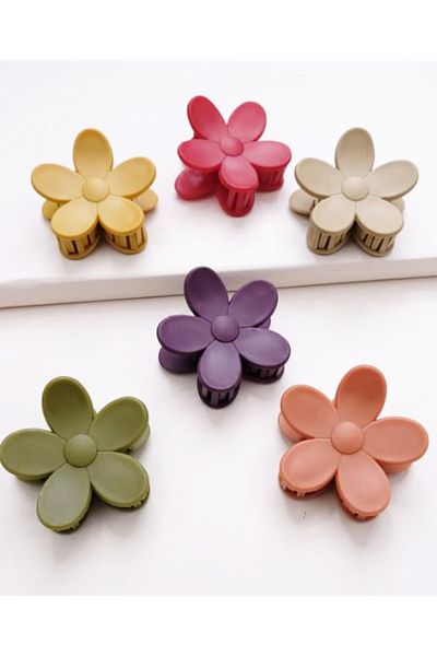 Eylülün Takısı 6-Piece Colorful Daisy Women's Peg and Buckle Set