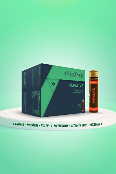 Marnys Hepalive Enginar 20 Flakon x 10 ml