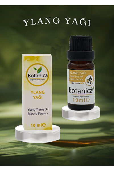 botanica Doğal Ylang Ylang Uçucu Yağı 10 ml - Canlandırıcı Saç Bakımı ve Roma...