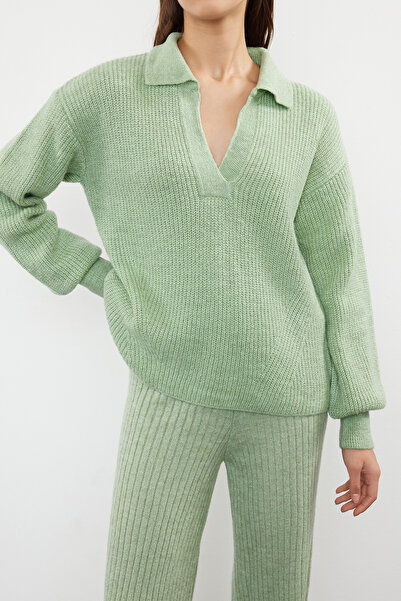 Trendyol Collection menta tovább Fenntartható puha kötöttáru készlet - TWOAW24AU00097