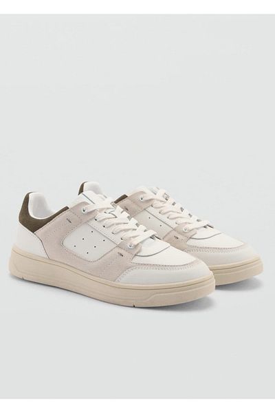 MANGO Man Pantofi de piele mixt