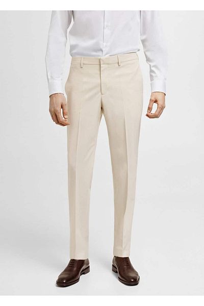 MANGO Man Stretch Fabric Super Slim Fit Trousers