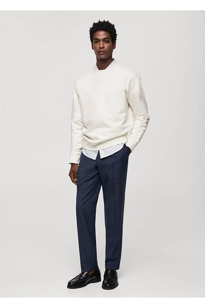 MANGO Man Basic-Sweatshirt aus 100% Baumwolle