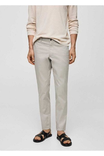 MANGO Man Slim Fit Serj Chino Trousers