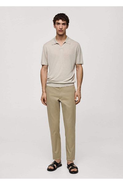 MANGO Man Slim Fit Serj Chino Trousers