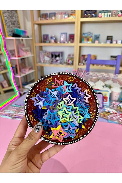 sisa.art Yıldız Trend Toka Seti Çıtçıtlı Yıldızlı Küçük Yıldız Tokalar (5 ADET)