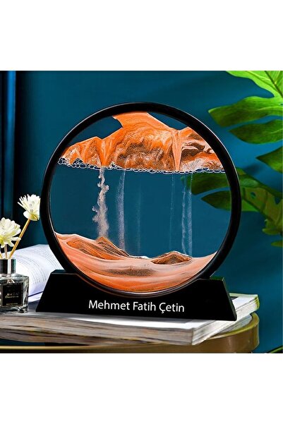 hediyesahibi Kişiye Özel 3D Hareketli Sandscape Kum Saati Dekoratif