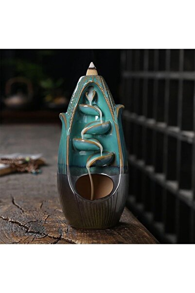 hediyesahibi Mısır Tasarımlı Geri Akışlı Tütsülük 11*8*cm Tütsü Hediyeli