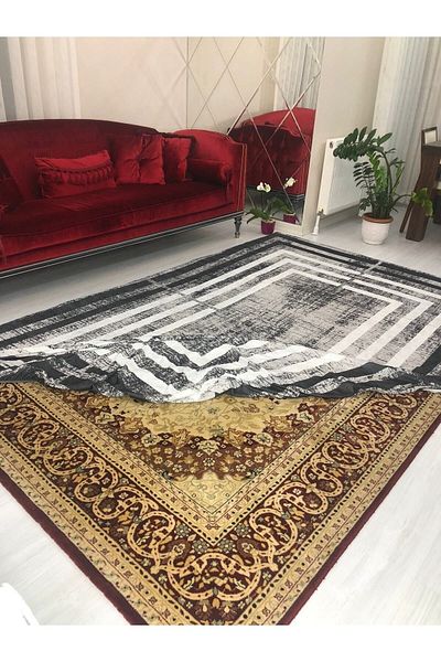 Madame Clean Home Cadru Negru Model Nou Husă Covor Catifea