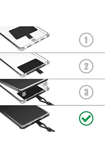 Kılıfland Infinix Smart 5 Kılıf Desenli Silikon Boyun Askılı Donut Flamingo 1415