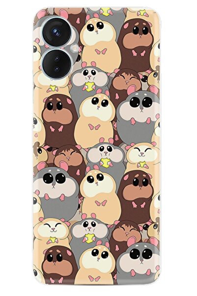 TECNO Spark 9t Kılıf Silikon Desen Özel Seri Sevimli Hayvanlar 1730