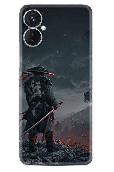 TECNO Spark 9t Kılıf Silikon Desen Özel Seri Warrior 1653