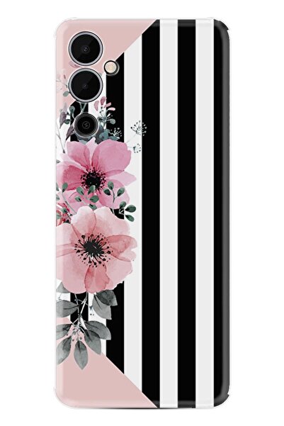 TECNO Pova 4 Kılıf Resimli Desenli Baskılı Silikon Flowers 4 1390
