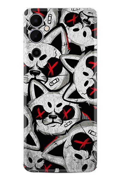 TECNO Pova 4 Kılıf Silikon Desen Özel Seri Kızgın Kediler 1781