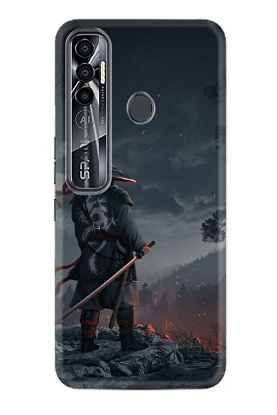 TECNO Spark 7 Pro Kılıf Silikon Desen Özel Seri Warrior 1653