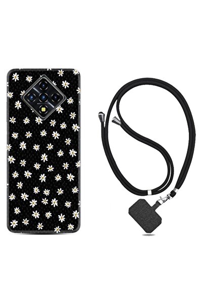 Kılıfland Infinix Zero 8 Kılıf Resimli Desenli Silikon Boyun Askılı Papatyala...